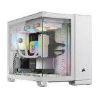 CORSAIR Carcasă CORSAIR iCUE Link 2500X RGB, Micro-ATX, Dual Chamber, White - IT-Fashion.ro