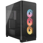 CORSAIR Carcasă CORSAIR iCUE LINK 4500X LX-R RGB, Mid-Tower, E-ATX, Tempered Glass, Black - IT-Fashion.ro