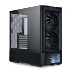 Lian LI Carcasă Lian Li LANCOOL 207 Digital, Mid-Tower, ATX/Micro-ATX/Mini-ITX, Tempered Glass, LCD 6 inch, Black - IT-Fashion.ro