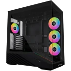 Lian LI Carcasă Lian Li Vector V100 ARGB, Mid-Tower, E-ATX/ATX/Micro-ATX/Mini-ITX, Tempered Glass, Black - IT-Fashion.ro