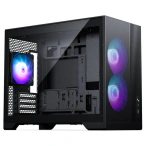 Phanteks Carcasă Phanteks XT M3 DRGB, Compact Micro-ATX, Micro-ATX/Mini-ITX, Tempered Glass, DRGB Fans, Black - IT-Fashion.ro