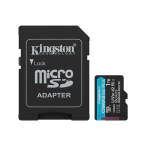 KINGSTON Card Memorie microSDXC Kingston Canvas Go Plus SDCG4/1TB, Class 10, UHS-I U3, V30, A2 + Adaptor SD - IT-Fashion.ro