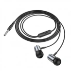 HOCO Casti cu fir HOCO M108, Jack 3.5 mm, Gray/Black - IT-Fashion.ro