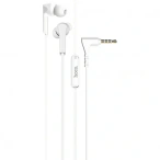 HOCO Casti cu fir HOCO M72, Jack 3.5 mm, White - IT-Fashion.ro