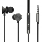Joyroom Casti cu fir JOYROOM JR-EW03, Jack 3.5 mm, Gray/Black - IT-Fashion.ro
