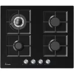 FRAM Plita incorporabila FRAM FBH-M4IWF-GBK, 4 zone de gatit, Gaz, Negru - IT-Fashion.ro