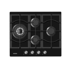 HEINNER Plita incorporabila HEINNER HBH-M452IWFGBK, 4 zone de gatit, Gaz, Negru - IT-Fashion.ro