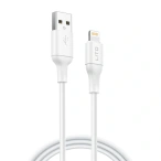 Lito Cablu de date si incarcare LITO LD06L, USB - Lightning, 1m, Alb - IT-Fashion.ro