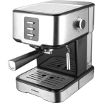 HEINNER Espressor manual Heinner Brassile HEM-850IXBK, 850W, 15bar, rezervor detasabil 1.5L, filtru dublu din inox, Negru/Inox - IT-Fashion.ro