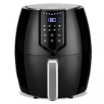 ZASS Friteuza cu aer cald / airfryer, Zass ZAF 01, 1500 W, 4 litri, 8 programe, temporizator 60 minute, protectie supraincalzire, negru - IT-Fashion.ro