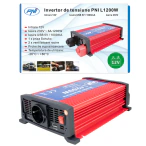 PNI Invertor de tensiune PNI H1200W12, 12V DC la 230V AC, 1200W - IT-Fashion.ro