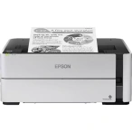 EPSON Imprimanta Epson EcoTank M1180 C11CG94403, inkjet, monocrom, A4, Wi-Fi, Bluetooth Duplex, Alb - IT-Fashion.ro