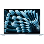 Apple Laptop Apple MacBook Air 13 with Liquid Retina (2026) MDHH4RO/A, Apple M5 10-core, 13.6 inch, RAM 16GB, SSD 512GB, Apple M5 8-core Graphics, Int KB, macOS, Sky Blue - IT-Fashion.ro