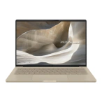 ASUS Laptop ASUS Zenbook A14 UX3407NA-QD283W, Qualcomm Snapdragon X2 Elite X2E-88-100, 14 inch, RAM 16GB, SSD 512GB, Qualcomm Adreno, Windows 11, Zabriskie Beige - IT-Fashion.ro
