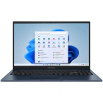 ASUS Laptop ASUS Vivobook 15 R1504VA-BQ477, Intel Core i3-1315U, 15.6 inch Touch, RAM 8GB, SSD 512GB, Intel UHD Graphics, Fara sistem de operare, Quiet Blue - IT-Fashion.ro