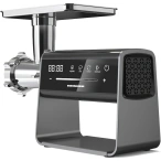 HEINNER Masina de tocat HEINNER ExquisiteForce HMG-DIS2500, 2.5 kg, 600-2500 W, 2 site de taiere, Control touch, Negru/Inox - IT-Fashion.ro
