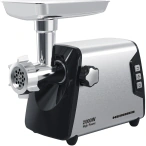 HEINNER Masina de tocat HEINNER HMG-Y2000SS, 3 kg, 2000 W, 3 site de taiere, 2 viteze, Negru/Argintiu - IT-Fashion.ro