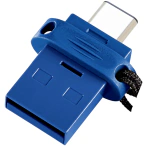 VERBATIM Memorie USB VERBATIM 49967, USB-A + USB-C, 64 GB, Albastru - IT-Fashion.ro