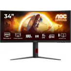 AOC Monitor Gaming LED Curbat AOC Agon CU34G4, UWQHD, 34", 0.5 ms, 180 Hz, Black - IT-Fashion.ro