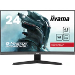 Iiyama Monitor LED Gaming Curbat IIYAMA Red Eagle G-MASTER GC2480HSU-B1, 23.6'' Full HD, 180Hz, Negru - IT-Fashion.ro