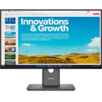 Lenovo Monitor LED LENOVO ThinkVision P24QD-40 64B1GAT1EU, 23.8" QHD, 120 Hz, 4 ms, Black - IT-Fashion.ro