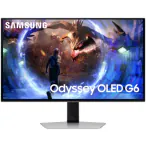 SAMSUNG Monitor LED SAMSUNG Gaming Odyssey G6 LS27DG602SUXEN, 27", QHD, QD-OLED, HDR, FreeSync Premium Pro, 0.3 ms, 360 Hz, Silver - IT-Fashion.ro