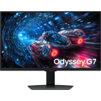 SAMSUNG Monitor LED SAMSUNG Gaming Odyssey G7 LS27FG702EUXEN, 27 inch FHD/UHD, 1 ms, Dual mode 180 Hz/360 Hz, HDR, FreeSync Premium & G-Sync, Black - IT-Fashion.ro