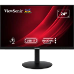 VIEWSONIC Monitor LED VIEWSONIC VG2409U-2, 23.8 inch, FHD, IPS, 4 ms, 100 Hz, USB-C, HDR, Black - IT-Fashion.ro