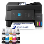 EPSON Multifunctional EPSON EcoTank L5390 C11CL59403, InkJet CISS, Color, Format A4, Wi-Fi, Fax, Negru - IT-Fashion.ro