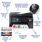 Multifunctional inkjet color CISS Epson EcoTank L5590 C11CK57403, Negru