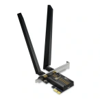 TP-LINK Placa de retea wireless TP-LINK Archer TBE552E, PCI Express x1, Black - IT-Fashion.ro