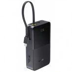 Baseus Baterie Externa BASEUS EnerFill Bipow2 Pro, 20000mAh, 22.5W, QC + PD, 1 x USB-A - 2 x USB-C, Black - IT-Fashion.ro