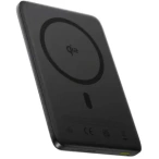 Baseus Baterie externa BASEUS PicoGo AM41 Ultra-Slim Magnetic, 10000 mAh, 1x USB-C, 27 W, Qi2, Black - IT-Fashion.ro