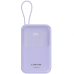 CANYON Baterie portabila CANYON OnPower 101, 10000 mAh, 1 x USB-C, 1 x USB-A, Purple - IT-Fashion.ro