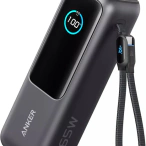 Anker Powerbank ANKER A1695H11 25000mAh 165W cu cabluri USB-C integrate, Grey - IT-Fashion.ro
