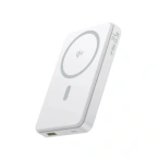Baseus Powerbank BASEUS Airpow 2 Qi2 Magnetic, 10000 mAh, 1 x USB-C, 1 x USB-A, 22.5 W, White - IT-Fashion.ro