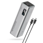 Cuktech Powerbank CUKTECH CUKP200XGLGR, 85W, 20000 mAh, 2xUSB-C, 1xUSB, Display LED, Gray - IT-Fashion.ro