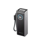 ECOFLOW PowerBank ECOFLOW RAPID, 25000 mAh, 170W, 1 x USB-C, 1 x USB-A, 1 × cablu USB-C retractabil de 67 cm, 1 × cablu USB-C cu snur de 26 cm, Black - IT-Fashion.ro