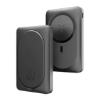 VEGER PowerBank VEGER MagOn Pro W1175, 10000 mAh, USB, USB Type-C, Lightning, micro USB, Wireless, Black - IT-Fashion.ro