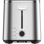 HEINNER Prajitor de paine Heinner sparkle toast HTP-800SS , 800w, capacitate 2 felii, 7 niveluri rumenire, indicator led luminos, Gri - IT-Fashion.ro