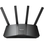 ASUS Router Gaming Wireless ASUS RT-BE82U, BE6500, Dual-Band, Quad-Core 2.0GHz CPU, 256MB/1GB Flash/RAM, 4K-QAM, MLO, 2.5G quad-port, Black - IT-Fashion.ro