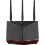 ASUS Router Gaming Wireless ASUS RT-BE86U, BE6800, Dual-Band, Quad-Core 2.6GHz CPU, 256MB/1GB Flash/RAM, 4K-QAM, MLO, 10G port, 2.5G quad-port, Black - IT-Fashion.ro