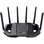 ASUS Router Gaming Wireless ASUS TUF Gaming BE9400, BE9400, Tri-Band, Quad-Core 1.5GHz CPU, 256MB/1GB Flash/RAM, 4K-QAM, MLO, 2.5G quad-port, Black - IT-Fashion.ro