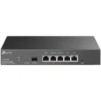 TP-LINK Router TP-LINK Gigabit ER7206, 1 WAN, 2 LAN, 2 WAN/LAN, 1 Gigabit SFP, Black - IT-Fashion.ro