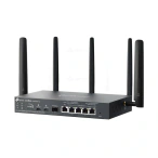 TP-LINK Router VPN 4G+Cat6 dual band TP-LINK ER706WP-4G, WiFi 6, 2.4/5 GHz, 2402 Mbps, Black - IT-Fashion.ro