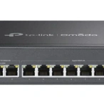 TP-LINK Router VPN Omada TP-LINK ER7412-M2, 2x porturi 2.5G RJ45, 10x porturi Gigabit WAN/LAN (2x SFP, 8x RJ45), 1x USB 3.0, Black - IT-Fashion.ro