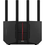ASUS Router Wireless Gigabit ASUS RT-BE92U, WI-Fi 7, Tri Band 1032 + 2882 + 5764 Mbps, USB 3.2 Gen1, Black - IT-Fashion.ro