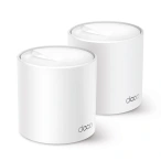 TP-LINK Sistem Mesh Wi-Fi TP-Link Deco X50(2-pack), Dual-Band, Gigabit, AX3000, cu acoperire completa pentru casa, Seamless Roaming, White - IT-Fashion.ro