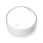 TP-LINK Sistem Mesh Wi-Fi TP-LINK Deco X50-PoE(1-pack), Dual-Band, Wi-Fi 6, AX3000, Seamless Roaming, White - IT-Fashion.ro