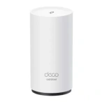 TP-LINK Sistem Wireless Mesh TP-LINK Deco BE25 Outdoor, BE5000, WiFi7, 1Pack, White - IT-Fashion.ro
